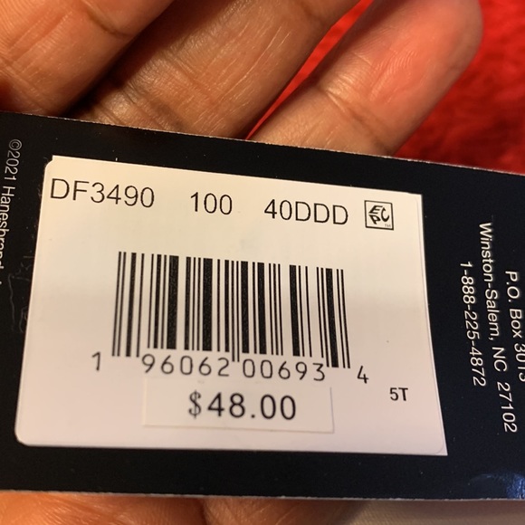 NWT BALI MINIMIZER WHITE BRA 40DDD - Picture 10 of 10